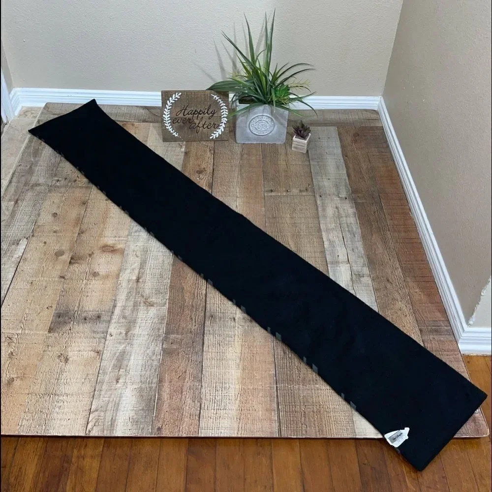 Mickey Mouse Long Scarf black grey stripe walt Disney